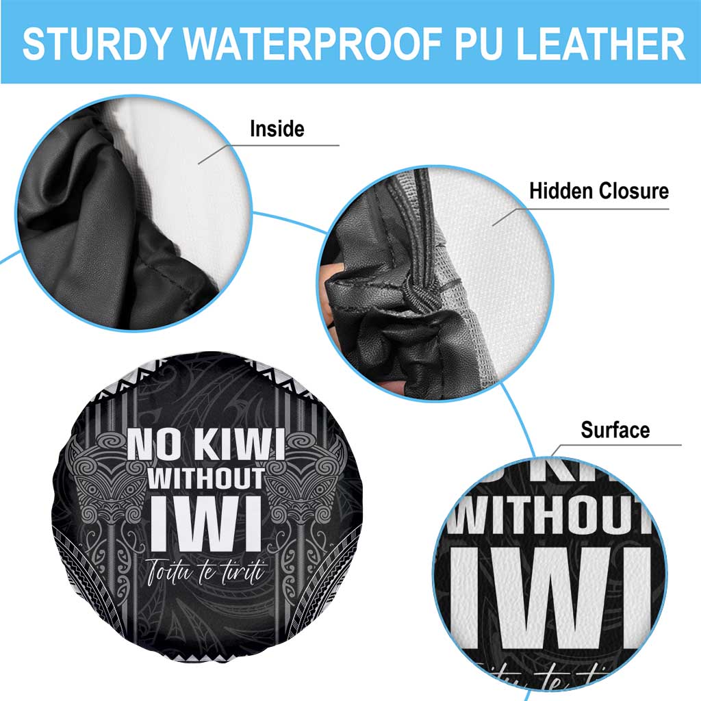 Aotearoa Toitu Te Tiriti Spare Tire Cover No Kiwi Without Iwi LT05 - Polynesian Pride