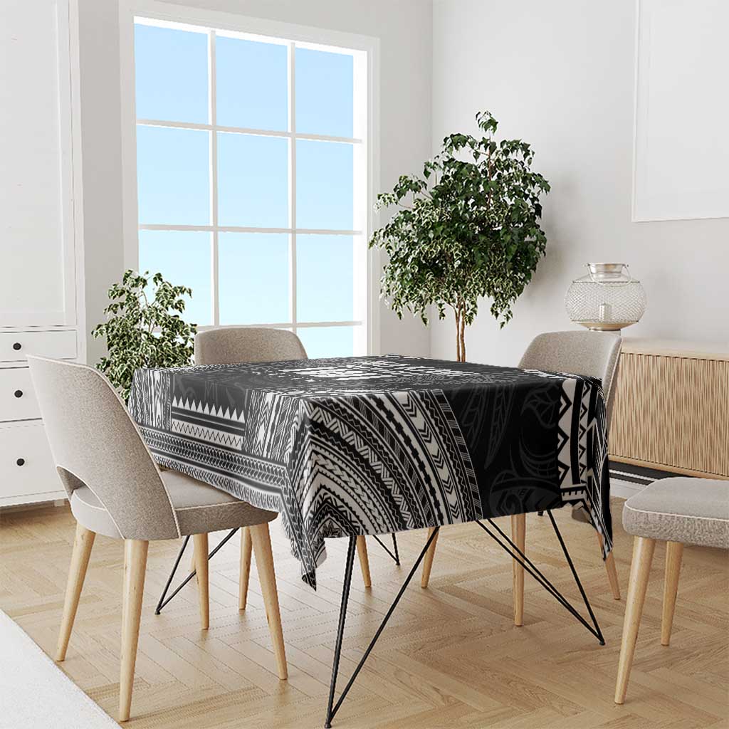 Aotearoa Toitu Te Tiriti Tablecloth No Kiwi Without Iwi LT05 - Polynesian Pride