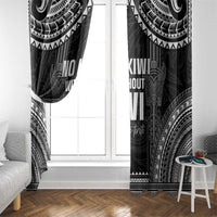 Aotearoa Toitu Te Tiriti Window Curtain No Kiwi Without Iwi LT05 - Polynesian Pride