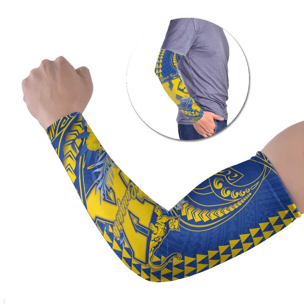 Personalised Hawaii Kaiser High School Arm Sleeves Tribal Tattoo With Hibiscus Flowers