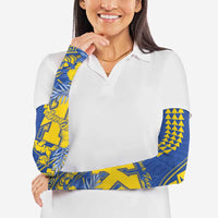 Personalised Hawaii Kaiser High School Arm Sleeves Tribal Tattoo With Hibiscus Flowers LT05 - Polynesian Pride