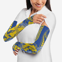 Personalised Hawaii Kaiser High School Arm Sleeves Tribal Tattoo With Hibiscus Flowers LT05 - Polynesian Pride