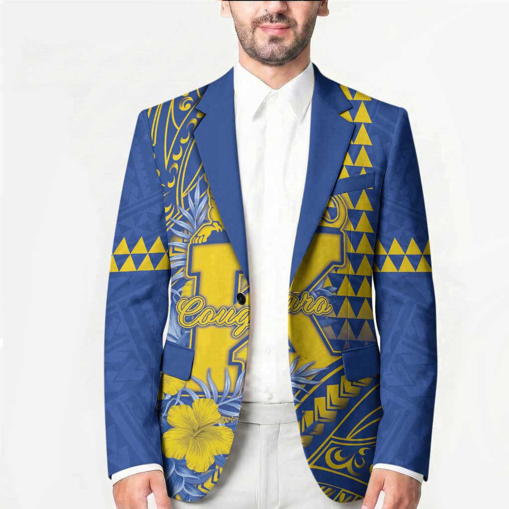 Personalised Hawaii Kaiser High School Blazer Tribal Tattoo With Hibiscus Flowers LT05 - Polynesian Pride