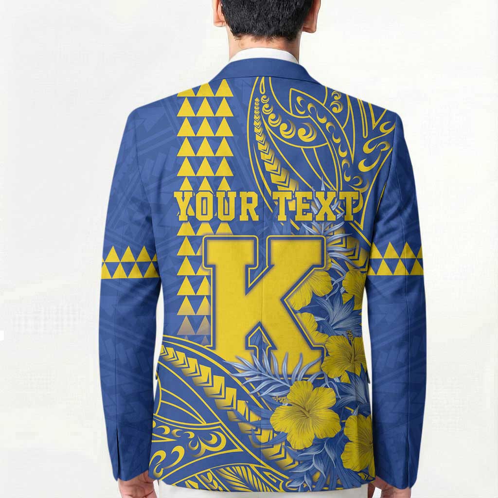 Personalised Hawaii Kaiser High School Blazer Tribal Tattoo With Hibiscus Flowers LT05 - Polynesian Pride