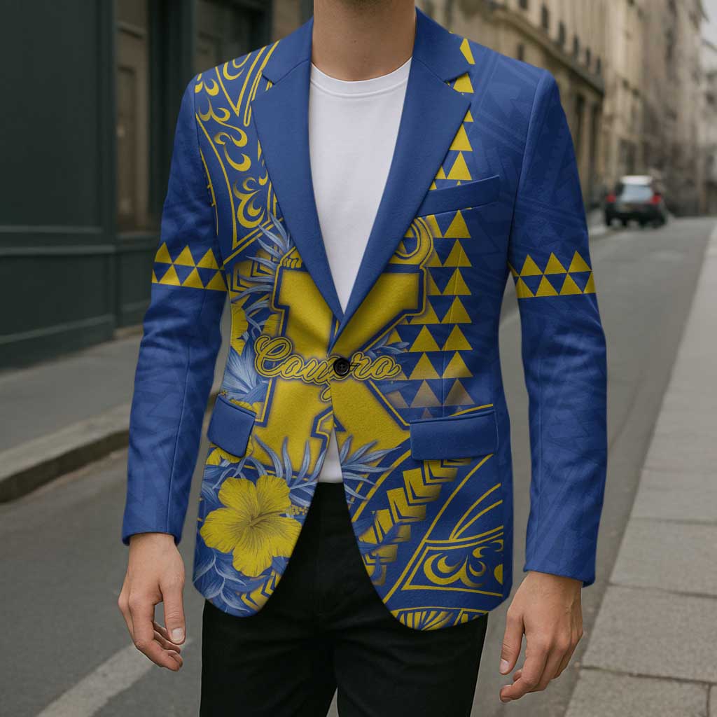 Personalised Hawaii Kaiser High School Blazer Tribal Tattoo With Hibiscus Flowers LT05 - Polynesian Pride