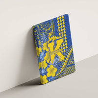 Hawaii Kaiser High School Canvas Wall Art Tribal Tattoo With Hibiscus Flowers LT05 - Polynesian Pride