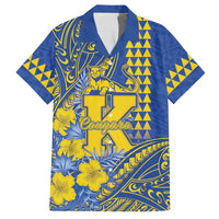 Personalised Hawaii Kaiser High School Hawaiian Shirt Tribal Tattoo With Hibiscus Flowers