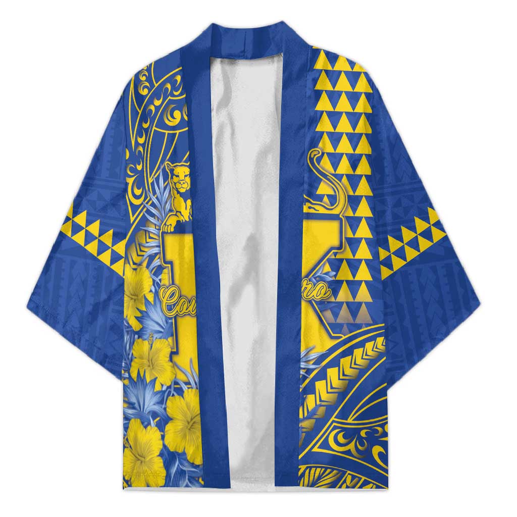 Personalised Hawaii Kaiser High School Kimono Tribal Tattoo With Hibiscus Flowers