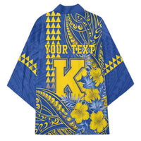 Personalised Hawaii Kaiser High School Kimono Tribal Tattoo With Hibiscus Flowers LT05 - Polynesian Pride