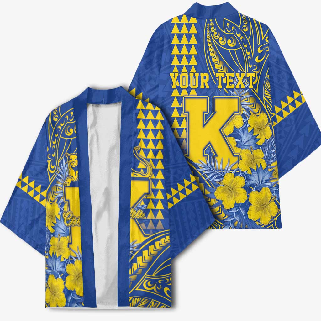 Personalised Hawaii Kaiser High School Kimono Tribal Tattoo With Hibiscus Flowers LT05 - Polynesian Pride