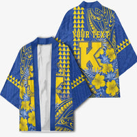 Personalised Hawaii Kaiser High School Kimono Tribal Tattoo With Hibiscus Flowers LT05 - Polynesian Pride