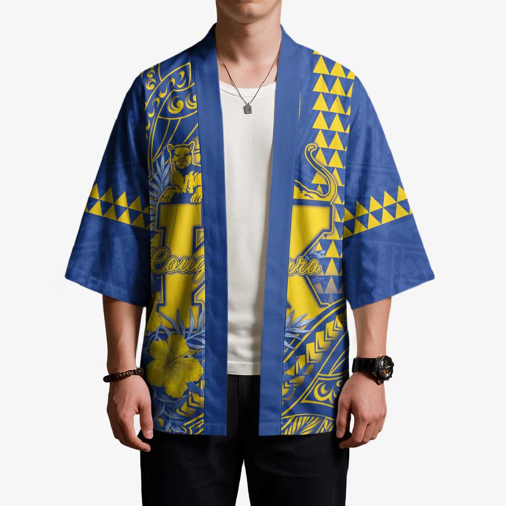 Personalised Hawaii Kaiser High School Kimono Tribal Tattoo With Hibiscus Flowers LT05 - Polynesian Pride