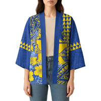 Personalised Hawaii Kaiser High School Kimono Tribal Tattoo With Hibiscus Flowers LT05 - Polynesian Pride