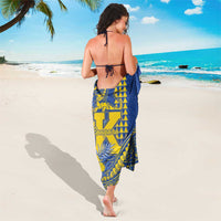 Hawaii Kaiser High School Sarong Tribal Tattoo With Hibiscus Flowers LT05 - Polynesian Pride