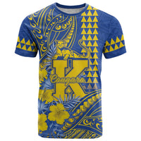 Personalised Hawaii Kaiser High School T Shirt Tribal Tattoo With Hibiscus Flowers