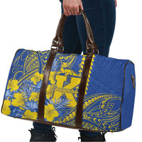 Hawaii Kaiser High School Travel Bag Tribal Tattoo With Hibiscus Flowers LT05 - Polynesian Pride