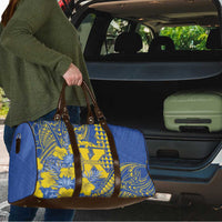 Hawaii Kaiser High School Travel Bag Tribal Tattoo With Hibiscus Flowers LT05 - Polynesian Pride