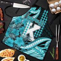 Hawaii Kapolei High School Apron Tribal Tattoo With Hibiscus Flowers