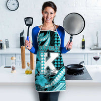 Hawaii Kapolei High School Apron Tribal Tattoo With Hibiscus Flowers