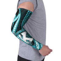 Personalised Hawaii Kapolei High School Arm Sleeves Tribal Tattoo With Hibiscus Flowers