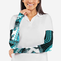 Personalised Hawaii Kapolei High School Arm Sleeves Tribal Tattoo With Hibiscus Flowers