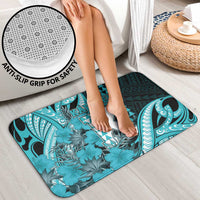 Hawaii Kapolei High School Bathroom Set Tribal Tattoo With Hibiscus Flowers LT05 - Polynesian Pride