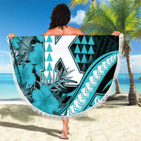 Hawaii Kapolei High School Beach Blanket Tribal Tattoo With Hibiscus Flowers