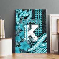 Hawaii Kapolei High School Canvas Wall Art Tribal Tattoo With Hibiscus Flowers LT05 - Polynesian Pride
