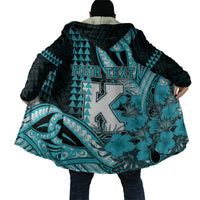 Personalised Hawaii Kapolei High School Cloak Tribal Tattoo With Hibiscus Flowers LT05 - Polynesian Pride