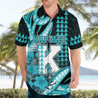 Personalised Hawaii Kapolei High School Hawaiian Shirt Tribal Tattoo With Hibiscus Flowers