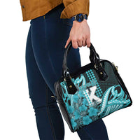 Hawaii Kapolei High School Shoulder Handbag Tribal Tattoo With Hibiscus Flowers LT05 - Polynesian Pride