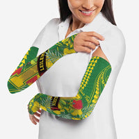 Personalised Hawaii Leilehua High School Arm Sleeves Tribal Tattoo With Hibiscus Flowers LT05 - Polynesian Pride