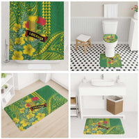 Hawaii Leilehua High School Bathroom Set Tribal Tattoo With Hibiscus Flowers LT05 - Polynesian Pride