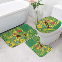Hawaii Leilehua High School Bathroom Set Tribal Tattoo With Hibiscus Flowers LT05 - Polynesian Pride