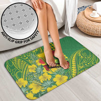 Hawaii Leilehua High School Bathroom Set Tribal Tattoo With Hibiscus Flowers LT05 - Polynesian Pride