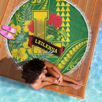 Hawaii Leilehua High School Beach Blanket Tribal Tattoo With Hibiscus Flowers LT05 - Polynesian Pride