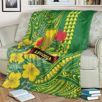 Hawaii Leilehua High School Blanket Tribal Tattoo With Hibiscus Flowers LT05 - Polynesian Pride