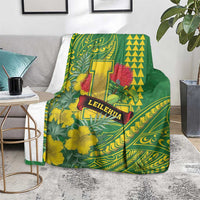 Hawaii Leilehua High School Blanket Tribal Tattoo With Hibiscus Flowers LT05 - Polynesian Pride