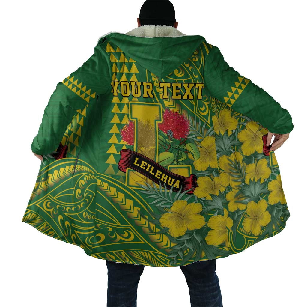 Personalised Hawaii Leilehua High School Cloak Tribal Tattoo With Hibiscus Flowers LT05 - Polynesian Pride