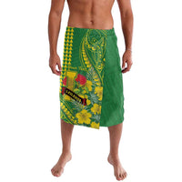 Personalised Hawaii Leilehua High School Lavalava Tribal Tattoo With Hibiscus Flowers LT05 Green - Polynesian Pride