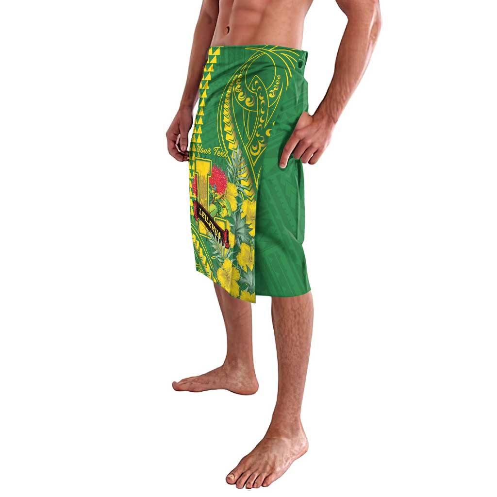 Personalised Hawaii Leilehua High School Lavalava Tribal Tattoo With Hibiscus Flowers LT05 - Polynesian Pride