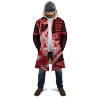 Personalised Hawaii Kalani High School Cloak Tribal Tattoo With Hibiscus Flowers LT05 - Polynesian Pride