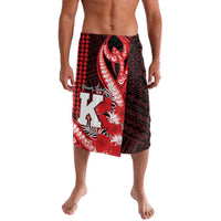 Personalised Hawaii Kalani High School Lavalava Tribal Tattoo With Hibiscus Flowers LT05 Red - Polynesian Pride