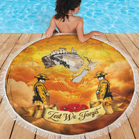 New Zealand And Australia ANZAC Day Beach Blanket Sinai Palestine Campaign Lest We Forget LT05 - Polynesian Pride