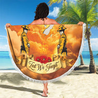 New Zealand And Australia ANZAC Day Beach Blanket Sinai Palestine Campaign Lest We Forget LT05 - Polynesian Pride
