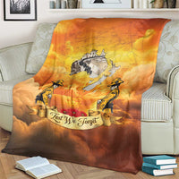 New Zealand And Australia ANZAC Day Blanket Sinai Palestine Campaign Lest We Forget LT05 - Polynesian Pride