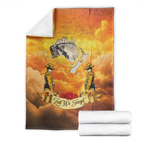 New Zealand And Australia ANZAC Day Blanket Sinai Palestine Campaign Lest We Forget LT05 - Polynesian Pride