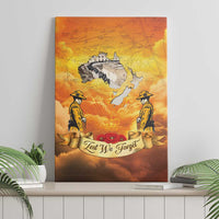 New Zealand And Australia ANZAC Day Canvas Wall Art Sinai Palestine Campaign Lest We Forget LT05 - Polynesian Pride