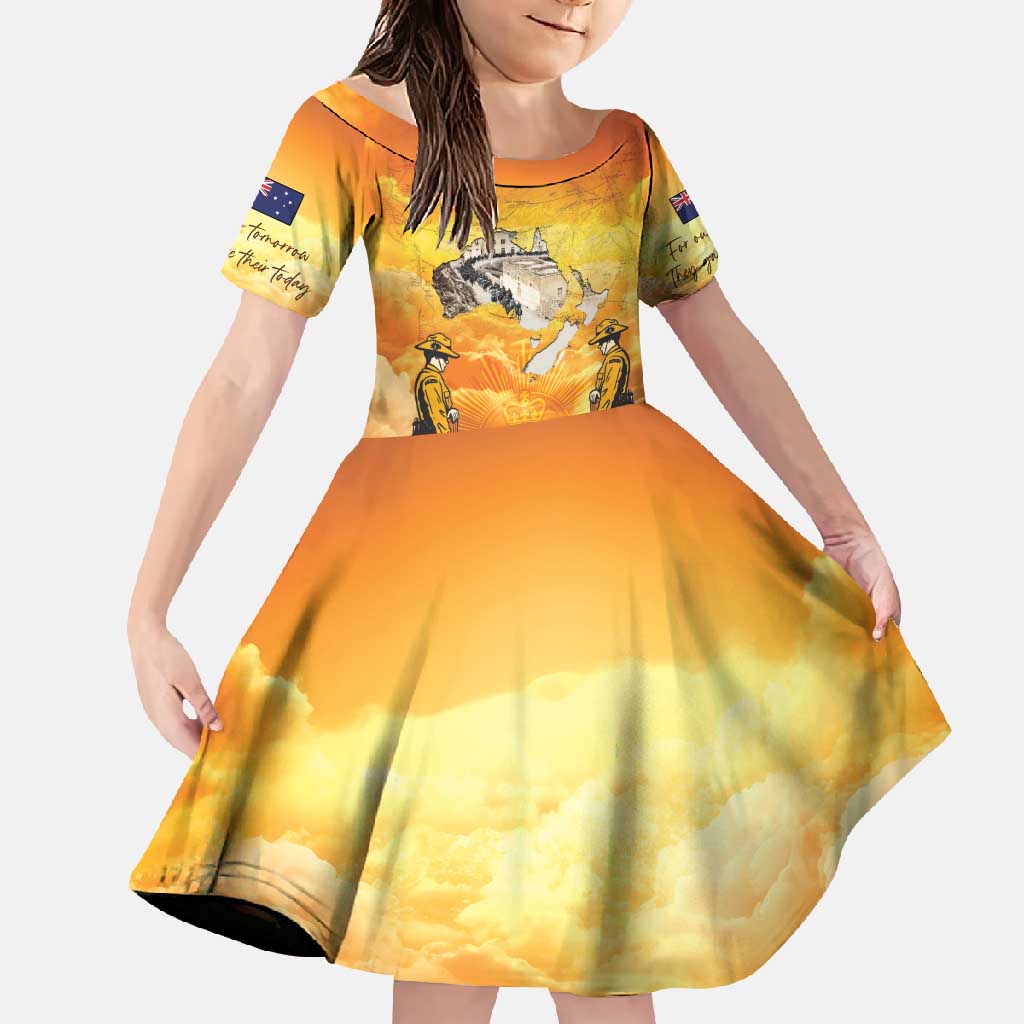 New Zealand And Australia ANZAC Day Family Matching Long Sleeve Bodycon Dress and Hawaiian Shirt Sinai Palestine Campaign Lest We Forget