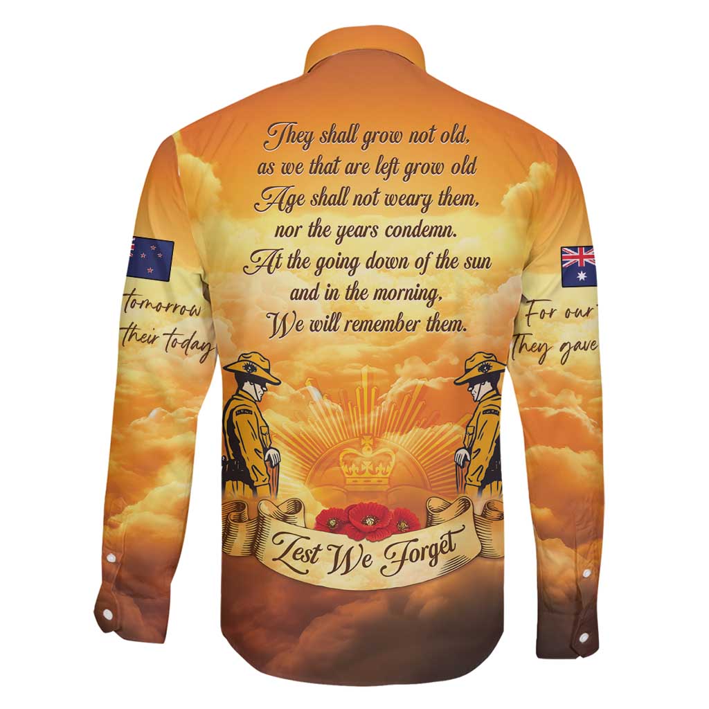 New Zealand And Australia ANZAC Day Family Matching Puletasi and Hawaiian Shirt Sinai Palestine Campaign Lest We Forget